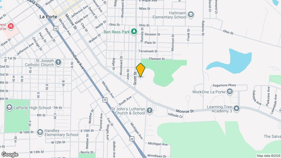 1506 Rumely St Map and Location Details