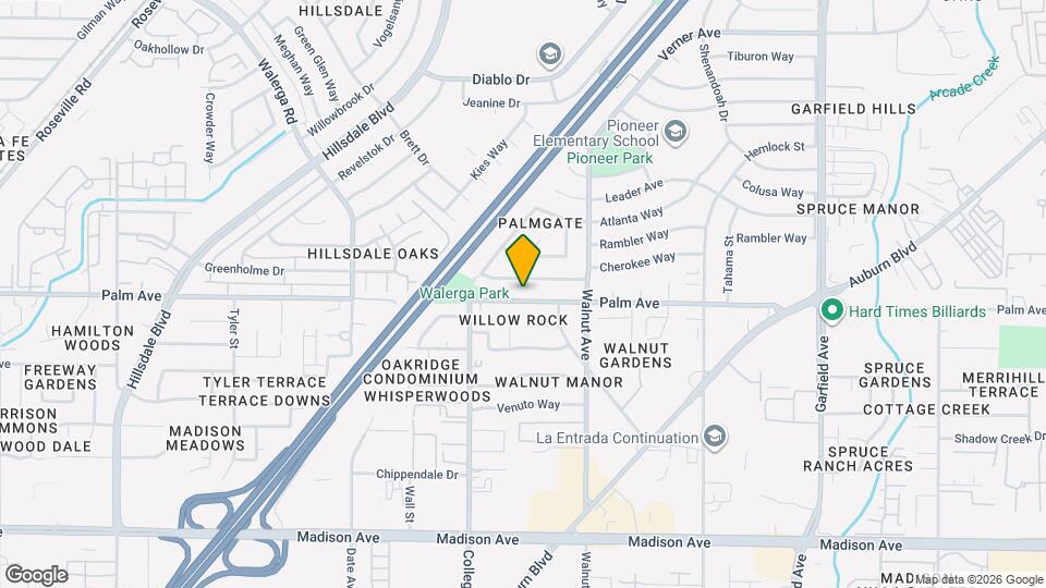 4937 Palm Ave Map and Location Details