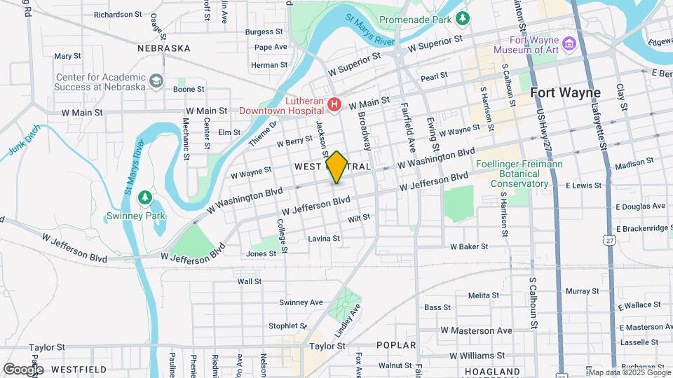 1015 Jackson St Map and Location Details