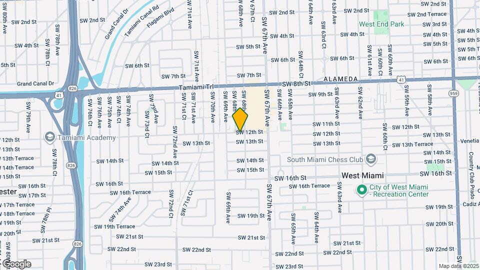 6820 SW 12th St, Unit A2 Mapa y Detalles de la Ubicación