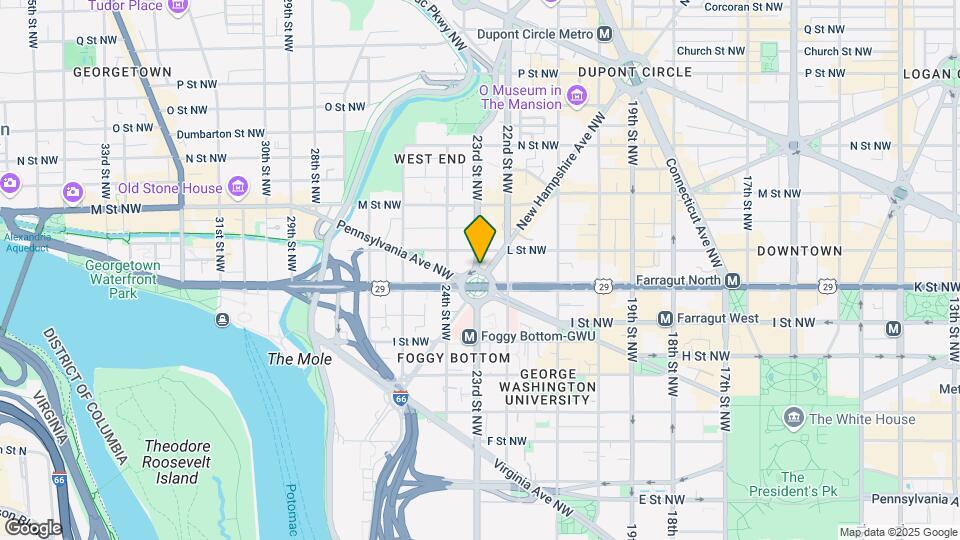 3 Washington Cir NW, Unit 105 Map and Location Details