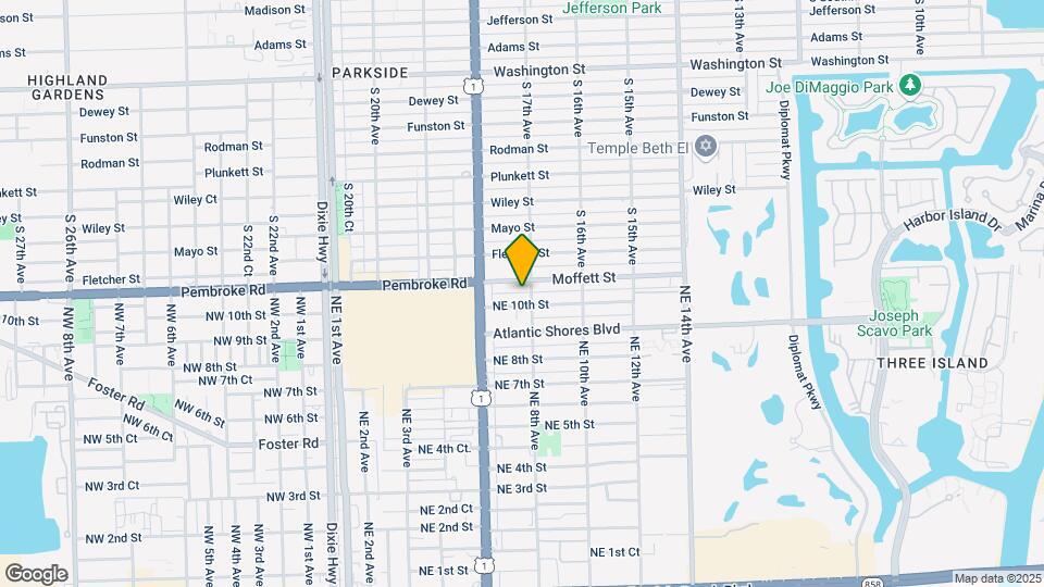 717 NE 10 ST Mapa y Detalles de la Ubicación