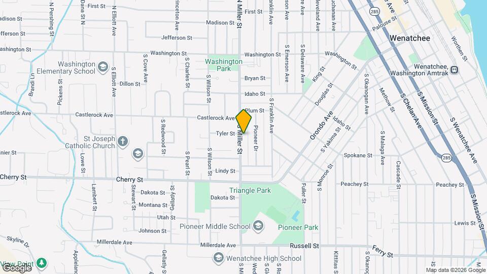 429 S Miller St Map and Location Details