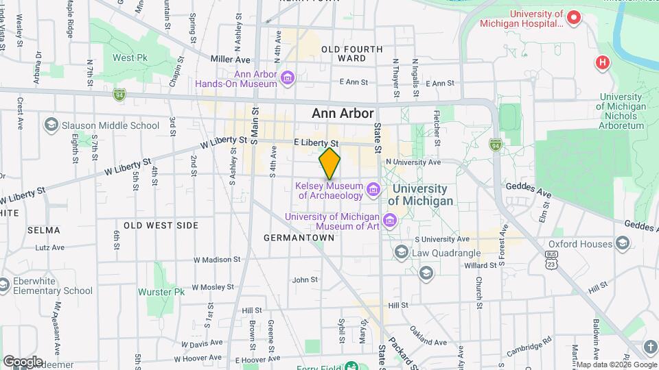 403 S Division St Map and Location Details