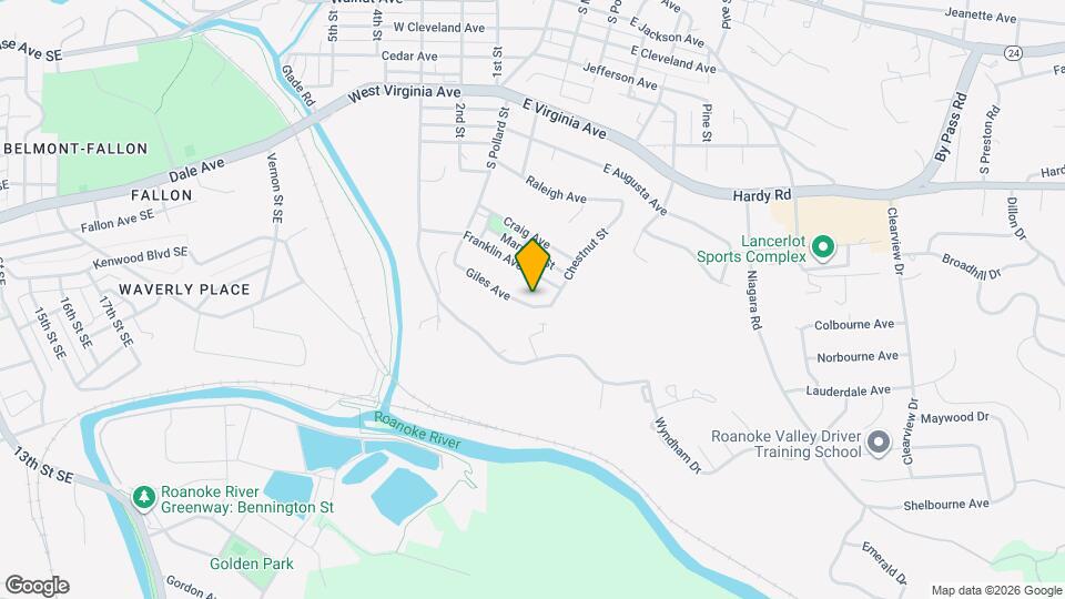 318 Giles Ave Map and Location Details