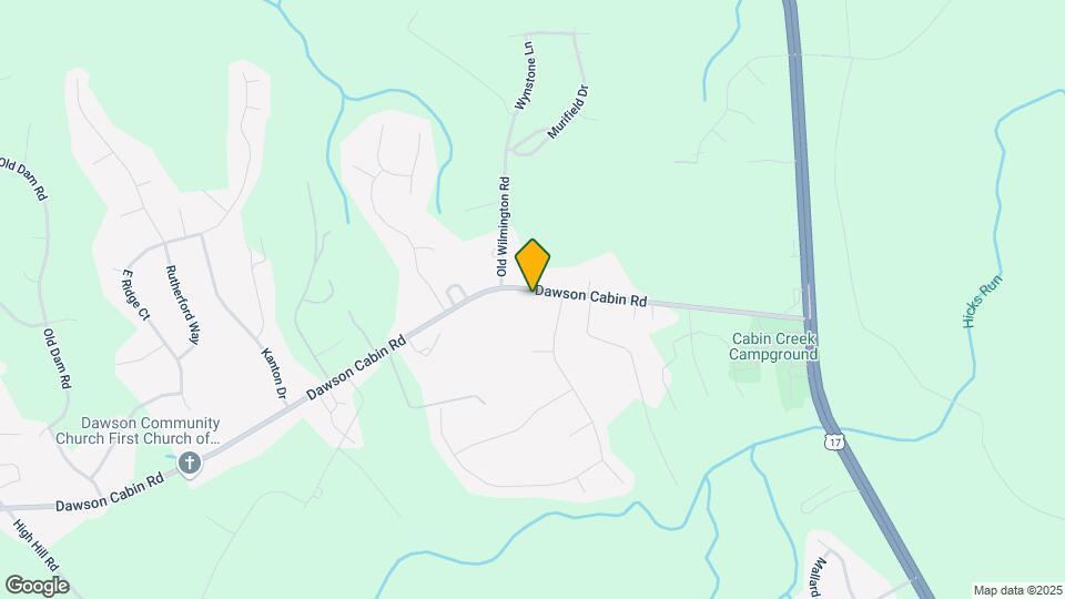 2125 Dawson Cabin Rd Map and Location Details