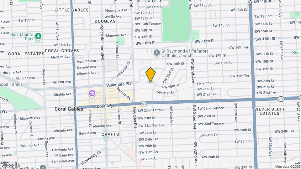 3520 SW 20th St Map and Location Details