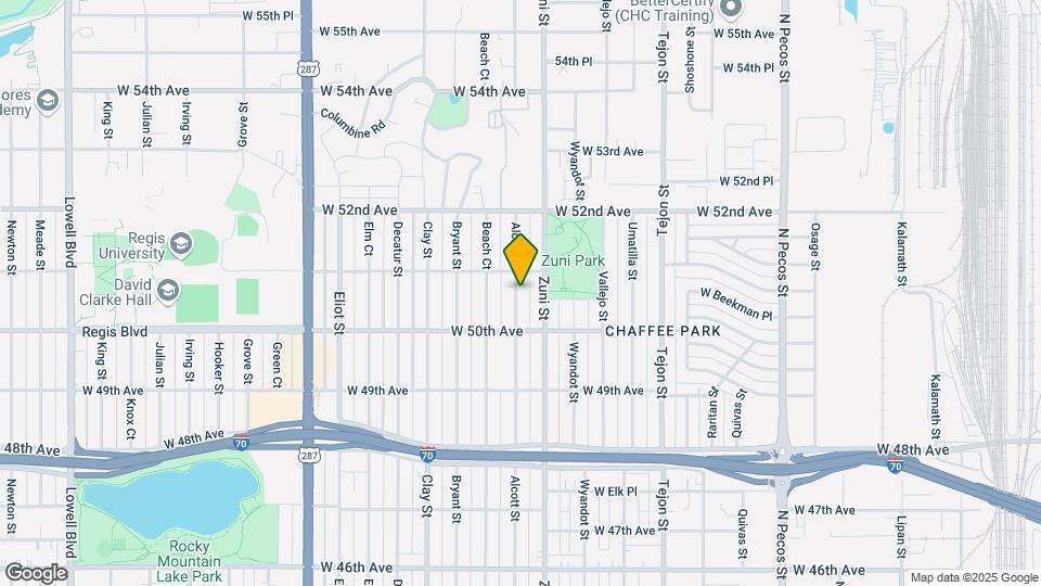 5054 S Alcott St Map and Location Details