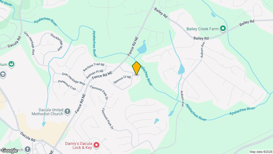 124 River Pass Ct NE Map and Location Details