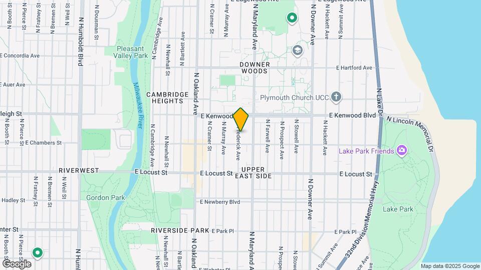 3022 N Frederick Ave, Unit 2 Mapa y Detalles de la Ubicación