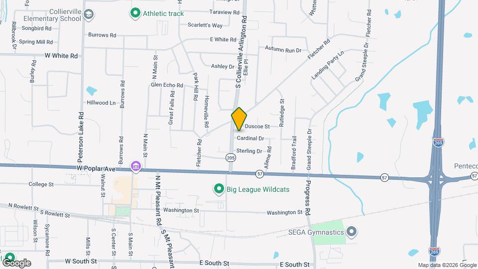 416 Cardinal Dr Map and Location Details