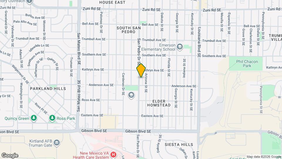 924 San Pedro Dr SE Map and Location Details