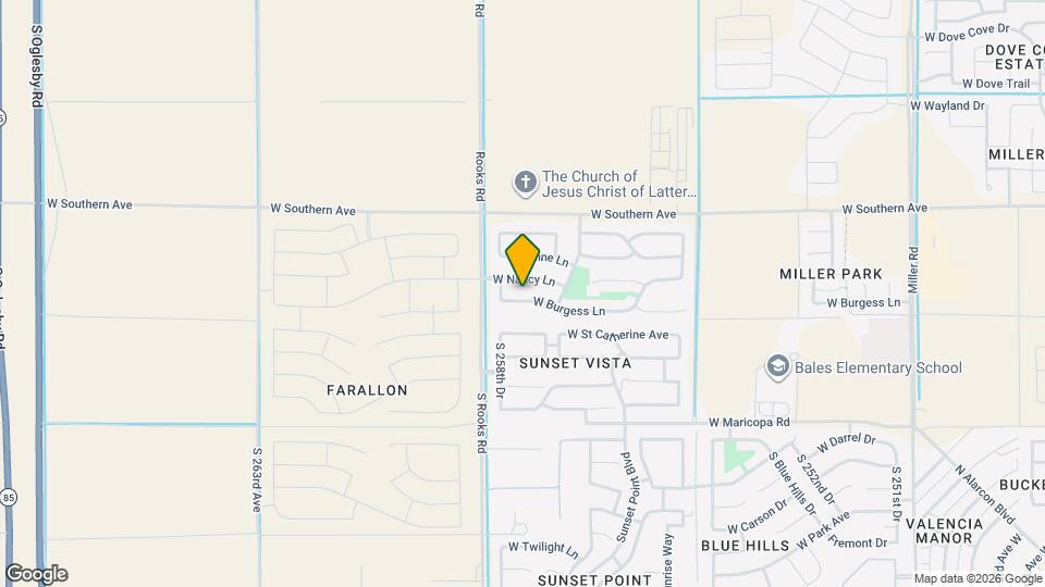 25824 W Burgess Ln Mapa y Detalles de la Ubicación