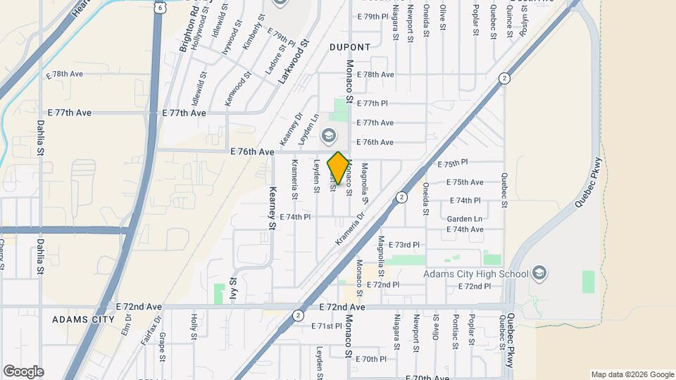 7496 Locust St Map and Location Details