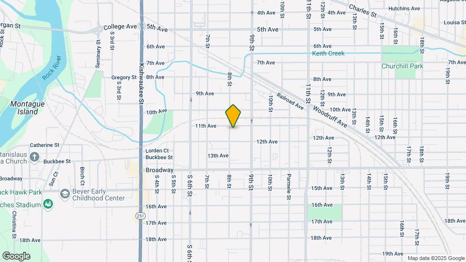 1219 8th St Map and Location Details