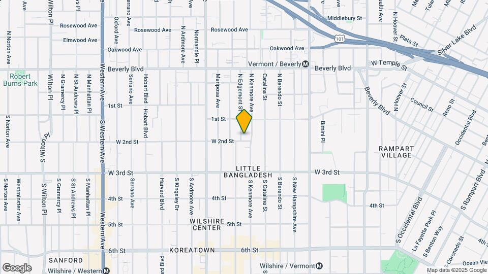 138 S Edgemont St Map and Location Details