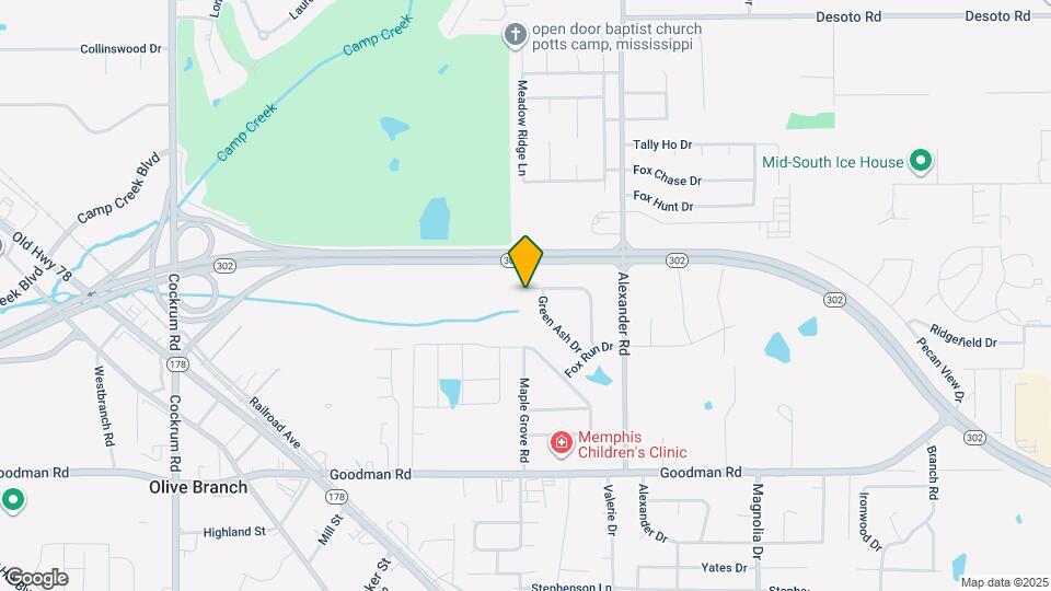 9843 White Poplar Dr Map and Location Details