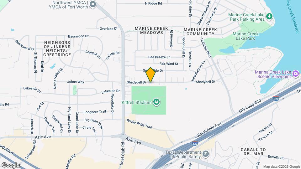 5841 Shadydell Dr Map and Location Details