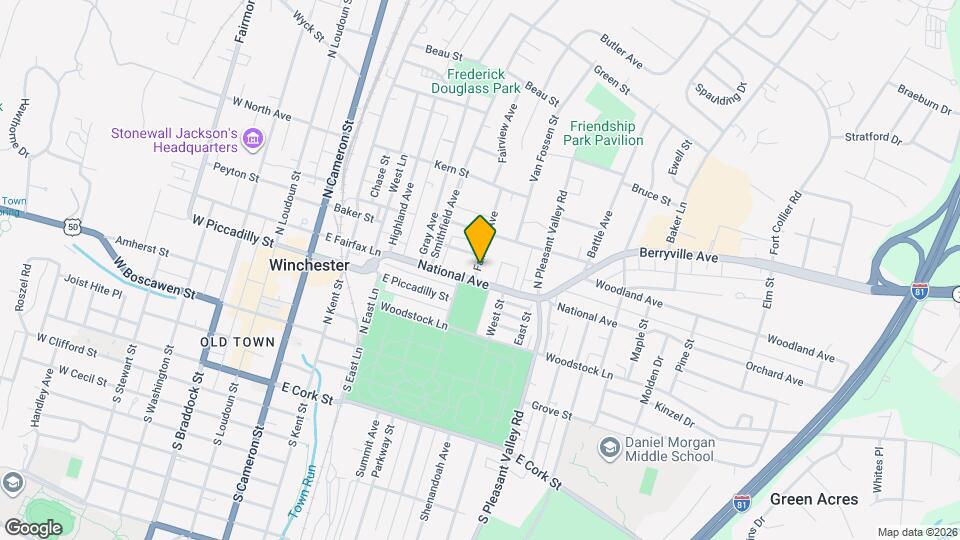 316 Fairview Ave Mapa y Detalles de la Ubicación