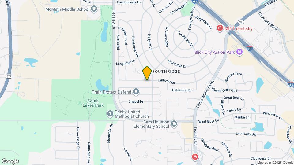 1000 Lynhurst Ln Mapa y Detalles de la Ubicación