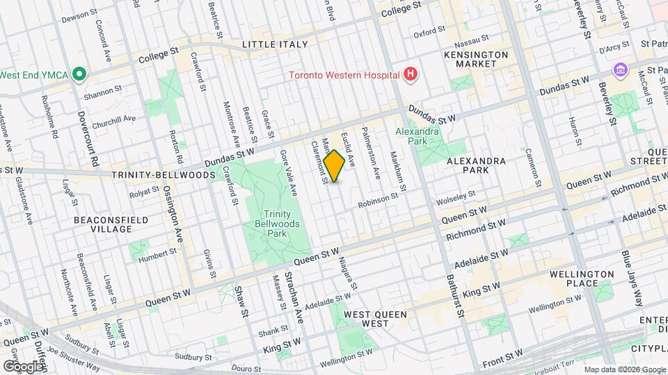 98 Manning Ave Map and Location Details