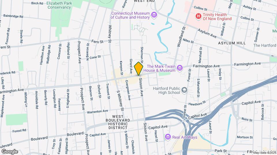 479 Farmington Ave Map and Location Details