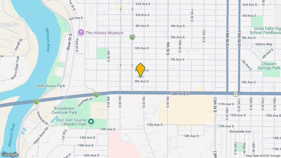 621 9th Ave S Map and Location Details