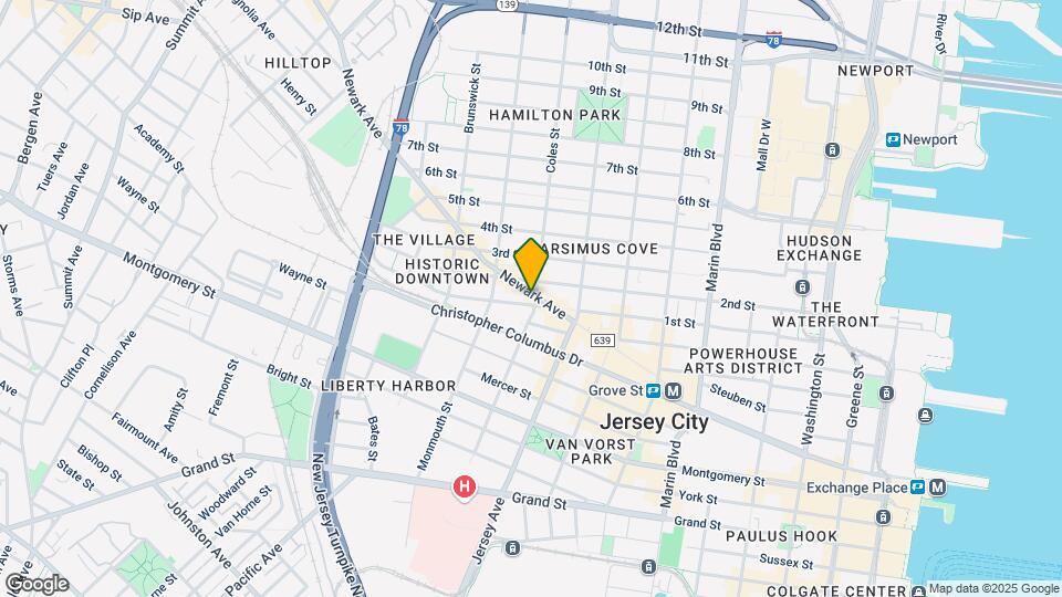 233-237 Newark Ave Mapa y Detalles de la Ubicación