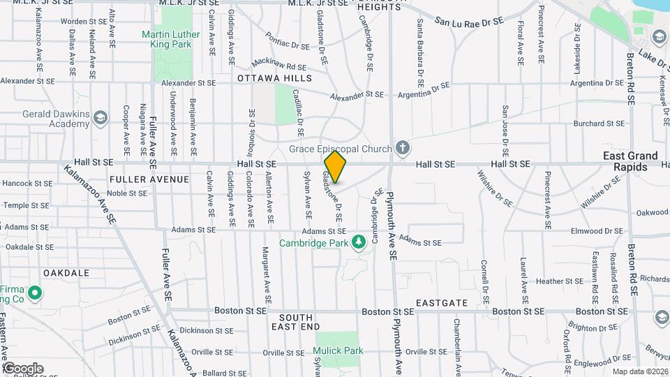 1643 Hiawatha Dr SE Mapa y Detalles de la Ubicación