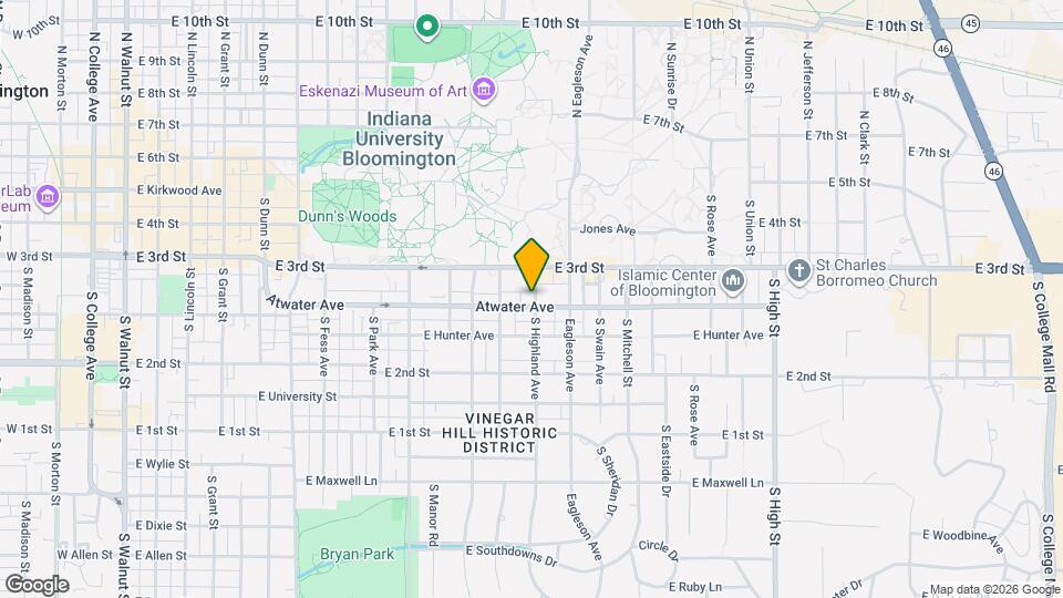 324 S Highland Ave Map and Location Details