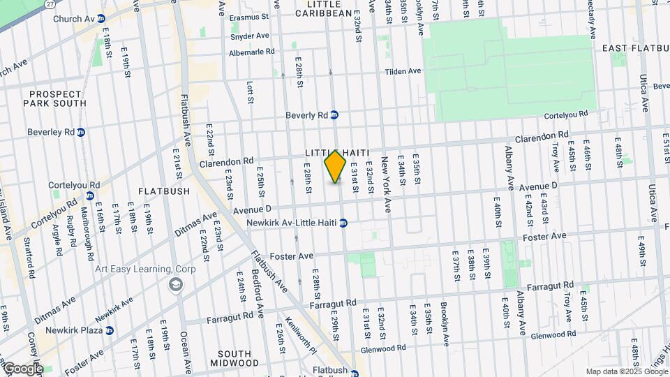 1814 Nostrand Ave Map and Location Details