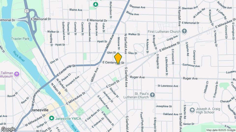 901 E Milwaukee St-Unit -903 - Upper Map and Location Details
