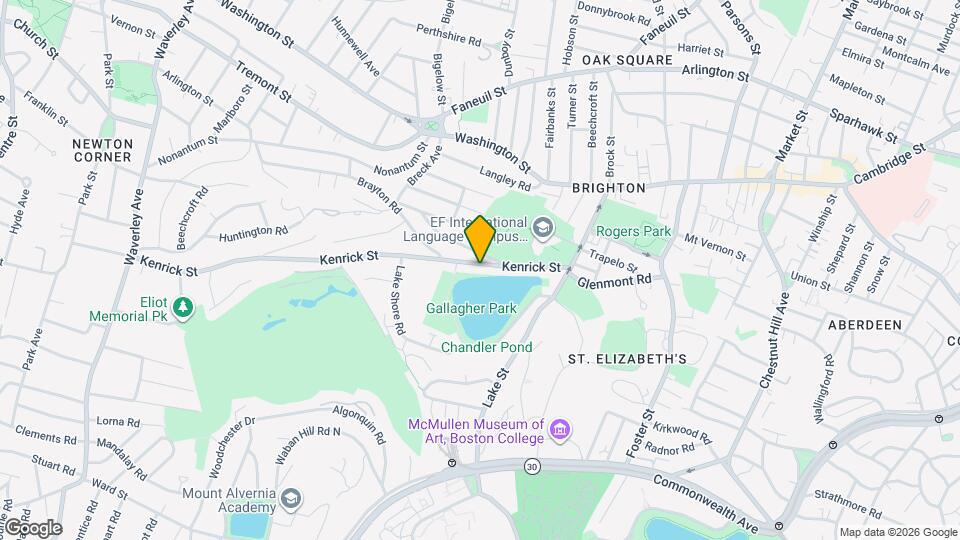 76 Kenrick St Mapa y Detalles de la Ubicación