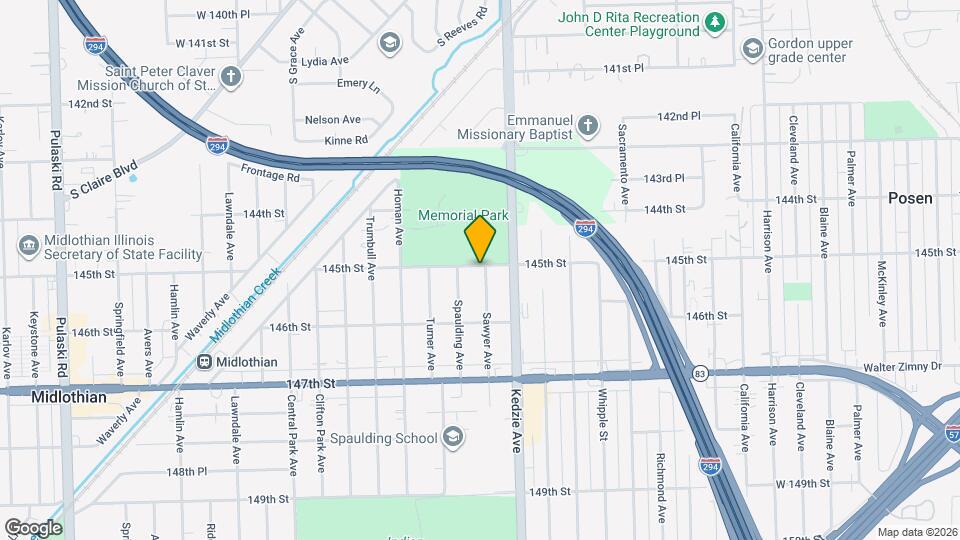 14500 Sawyer Ave Map and Location Details