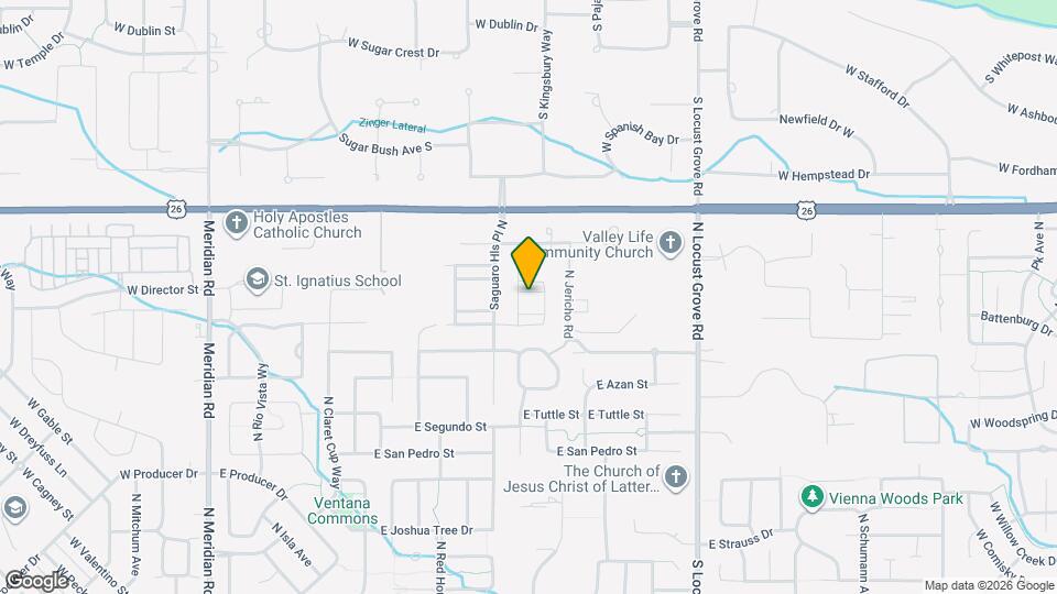 1045 E Klamath Ln Map and Location Details