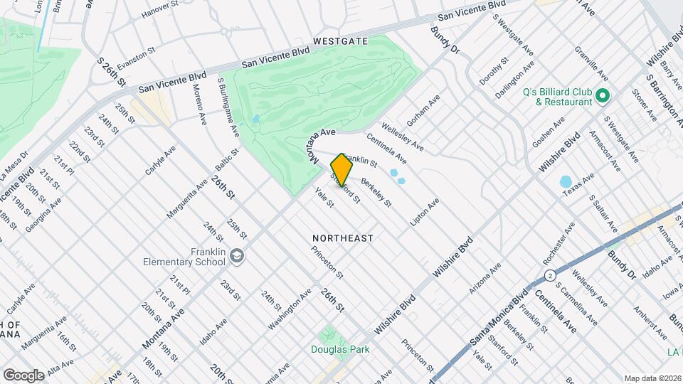 846 Stanford St Map and Location Details