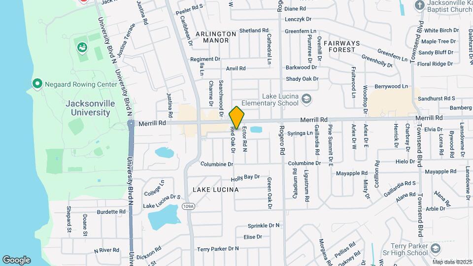 2711 Red Oak Dr Map and Location Details