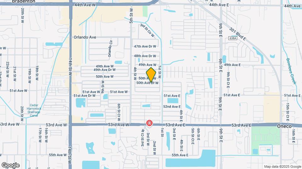204 50th Ave Dr W Map and Location Details