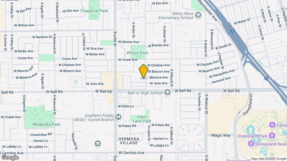 925 Loara St Map and Location Details