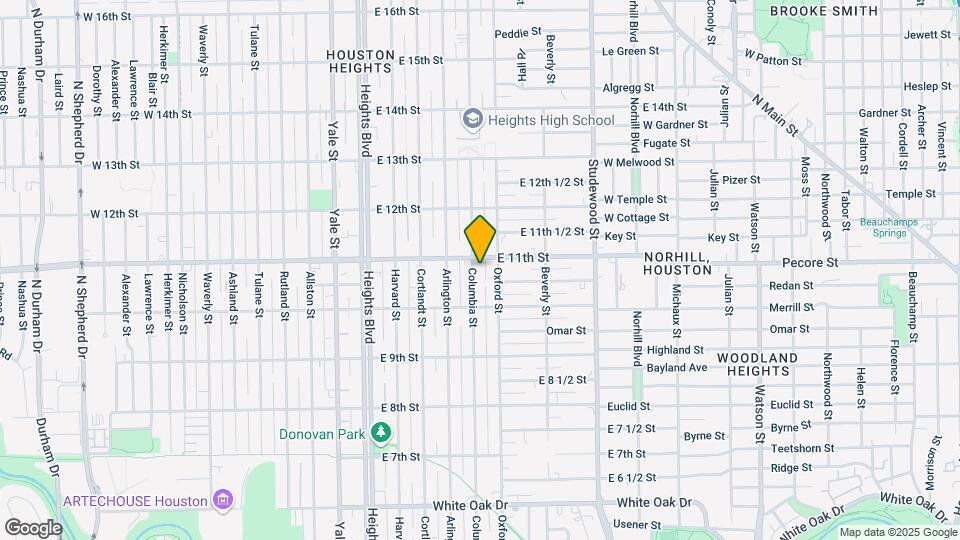 1040 Columbia St-Unit -B Map and Location Details