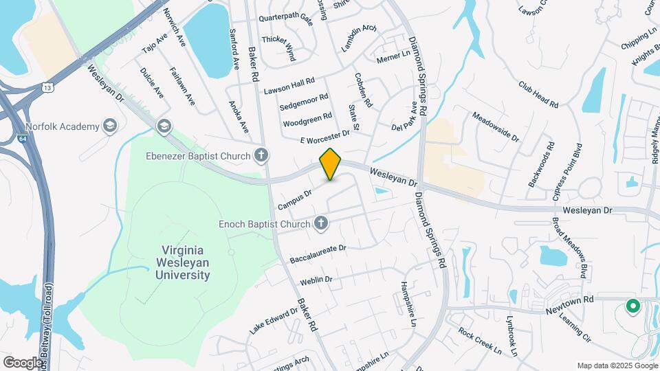 5593 Campus Dr Map and Location Details