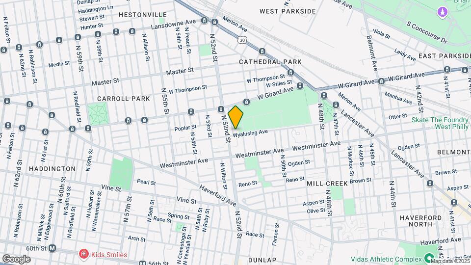 5151 Wyalusing Ave Map and Location Details