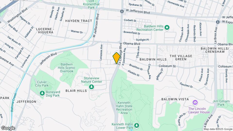 3697 S La Cienega Blvd Map and Location Details