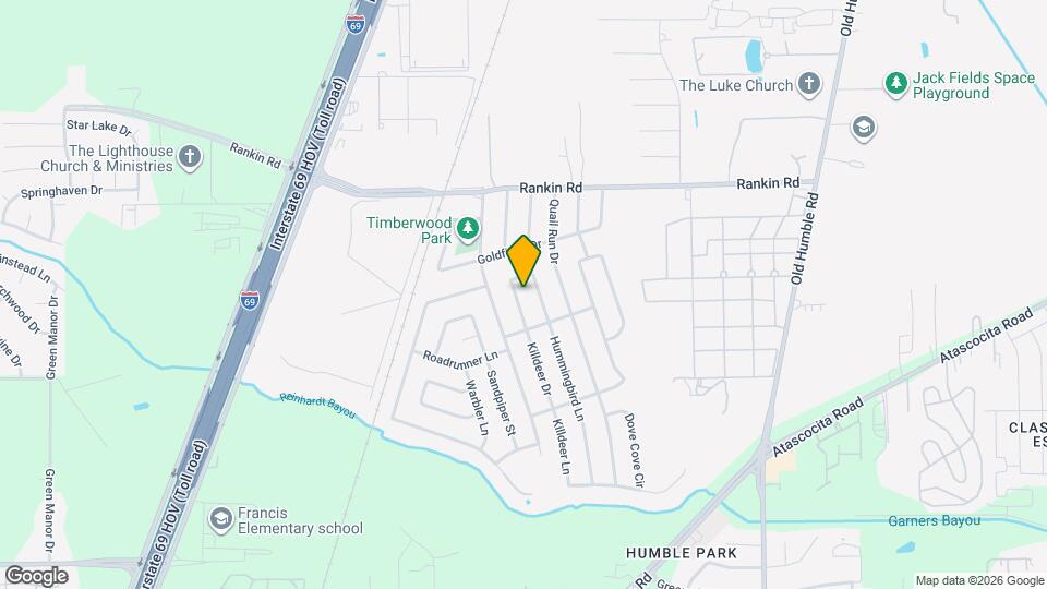 2719 Killdeer Ln Map and Location Details