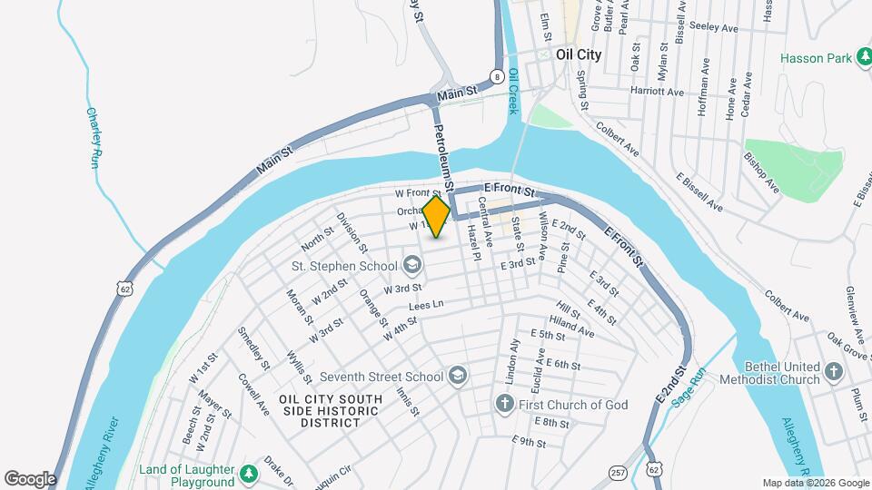 116 W 2nd St, Unit 0315 Map and Location Details