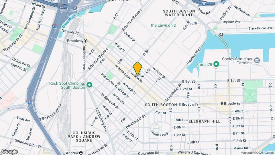 268 Athens St, Unit 2 Map and Location Details