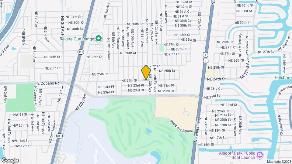 1130 NE 24th St Map and Location Details