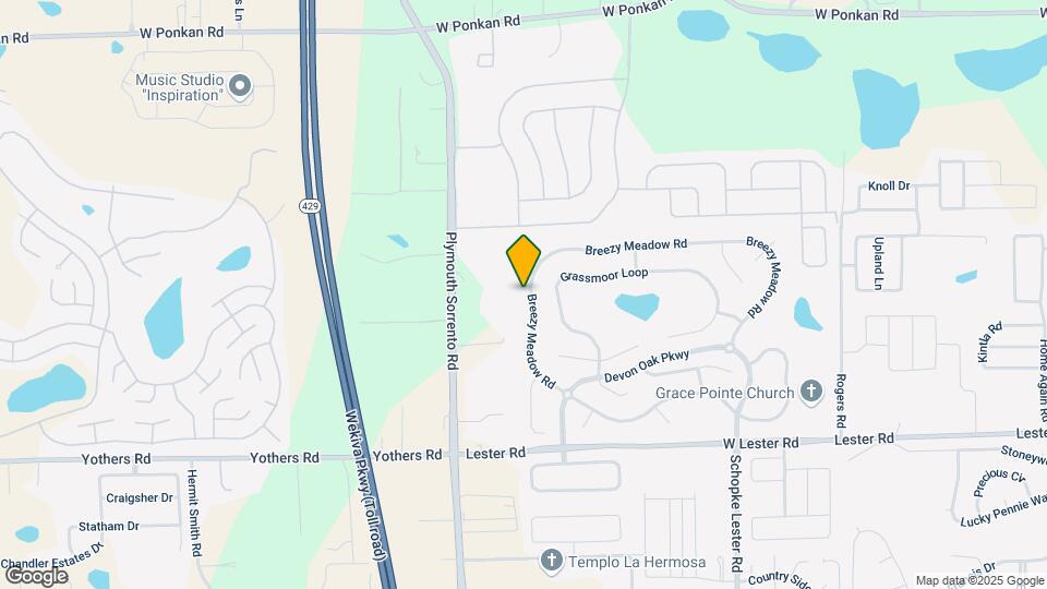 2724 Breezy Meadow Rd Map and Location Details