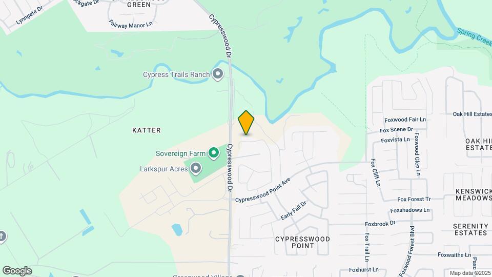 6323 Leaning Cypress Trl Map and Location Details