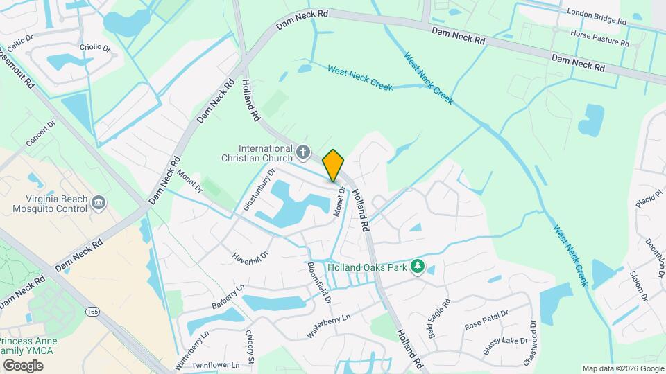 3004 Glastonbury Dr Map and Location Details